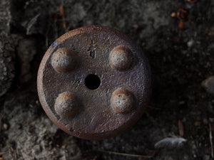 Defect* Natural Ash Glazed Planter/Sculpture - Breathable Wood Fired Pottery with Drainage Hole